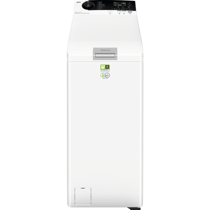 AEG 8000 Series pralni stroj z zgornjim polnjenjem kapacitete 7 kg in 1300 obratov