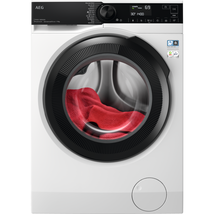 AEG 7000 Series pralni stroj kapacitete 8 kg in 1600 obratov