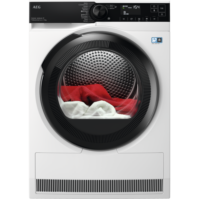 AEG 8000 Series sušilni stroj z s toplotno črpalko kapacitete 9 kg