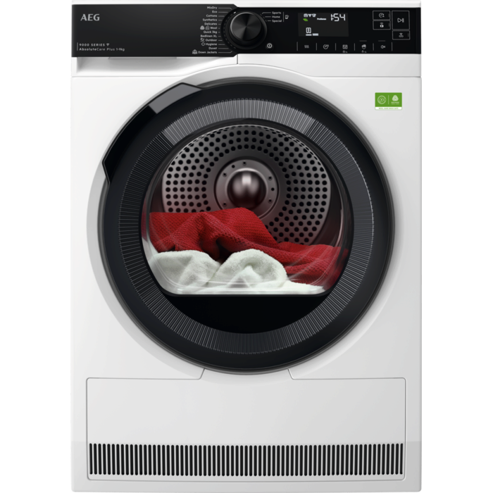 AEG 9000 Series sušilni stroj z s toplotno črpalko kapacitete 9 kg