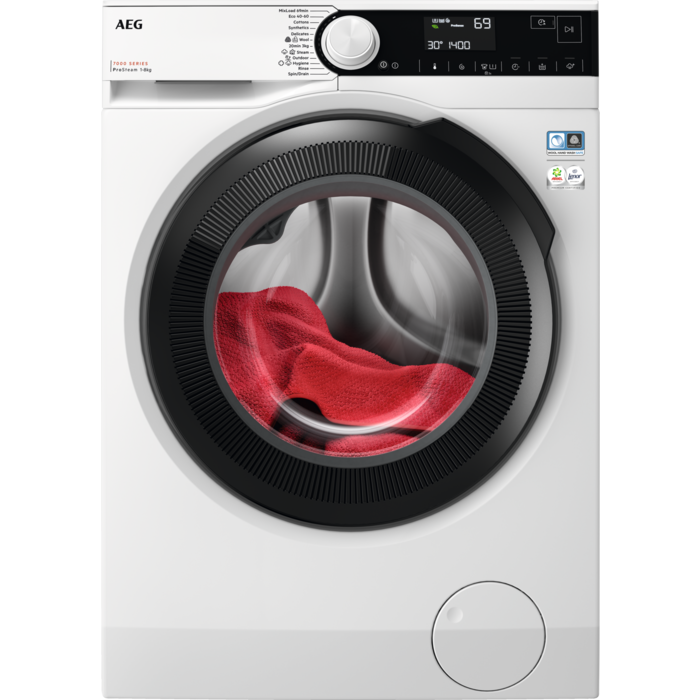 AEG 7000 Series pralni stroj kapacitete 8 kg in 1400 obratov