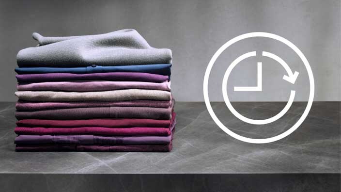 Clothes in pile & delayedstart icon